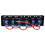 New 6 Gang DC 12V Waterproof Rocker Circuit Breakers Button Toggle Switch Panel For Car Boat 6