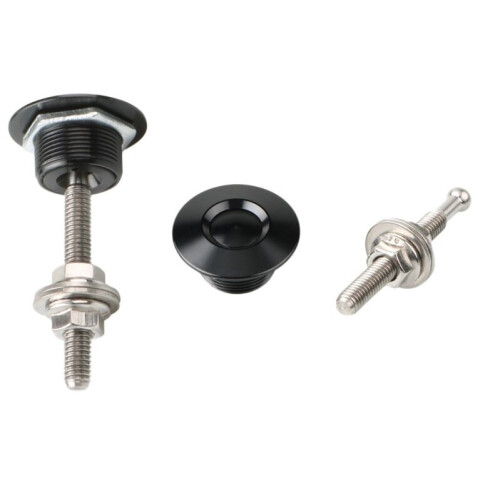 New 30MM Universal Car Mini Engine Hood Lock Modified Button Silver/Black