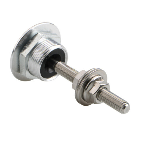 New 30MM Universal Car Mini Engine Hood Lock Modified Button Silver/Black 1