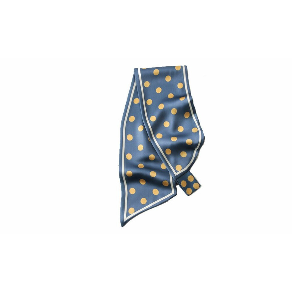 (blue) Polka Dot Neckerchief Scarf