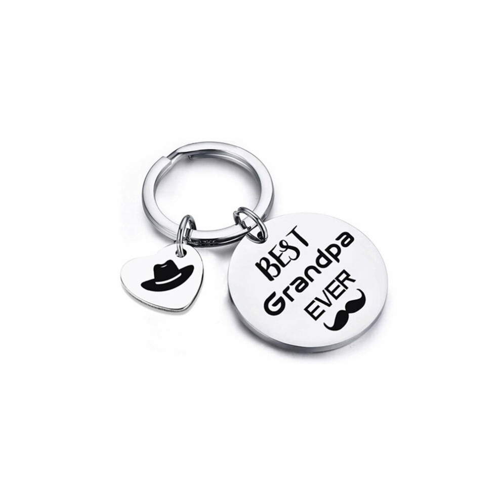 (grandpa) Best Grandma or Best Grandpa Keyring