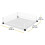 Whitmor Whitmor Rolling White Wire Underbed Cart 4