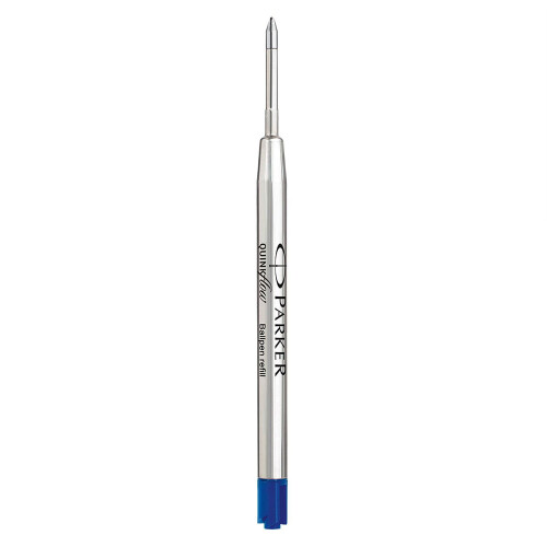 Parker Parker QUINK flow Ballpoint Pen Medium Tip Blue Ink Refills, 6 Refills 2