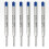 Parker Parker QUINK flow Ballpoint Pen Medium Tip Blue Ink Refills, 6 Refills 2