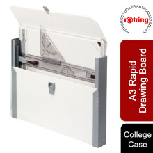 Rotring Robust Plastic Rapid Square Drawing Board A3 with College Case