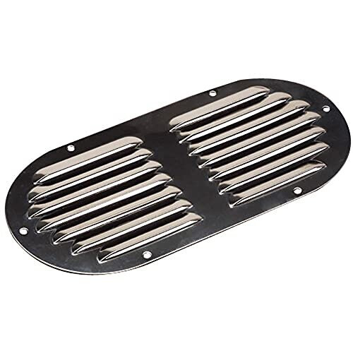 LOUVERED Vent SS Oval 3"