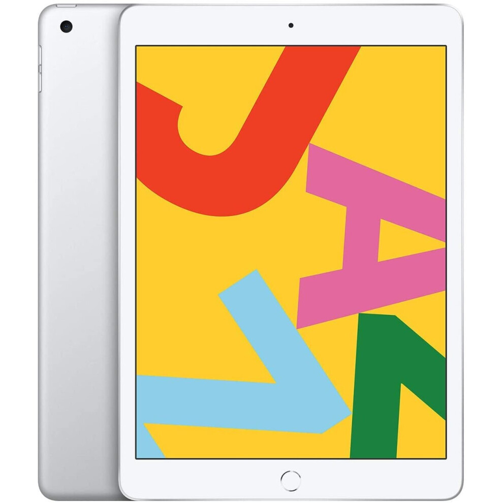 2019 Apple iPad 7th Gen (10.2 inch, Wi-Fi, 32GB) Silver Wi-Fi 32GB Silver