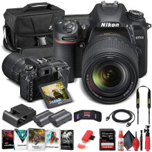 Nikon D7500 DSLR Camera with 18-140mm Lens (1582) + 64GB Memory Card + Case + Corel Photo Software + EN-EL 15 Battery + Card ..