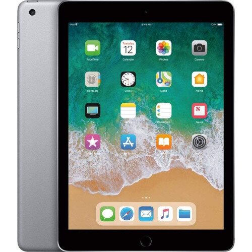Apple Apple iPad with WiFi + Cellular, 32GB, Space Gray (2017 Model) Grey 32 GB 2