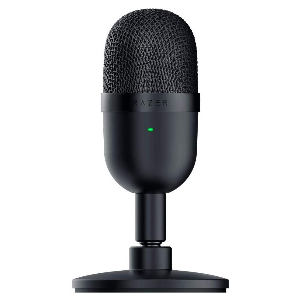 Razer Seiren Mini USB Streaming Microphone: Precise Supercardioid Pickup Pattern - Professional Recording Quality - Ultra-Compact Build - ..