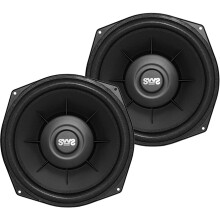 Earthquake Sound i82SWS 8-inch Shallow Woofer System Under-the-Seat Subwoofers with Gaskets, 2-Ohm (Pair) 8-inch (2-Ohm) - Pair