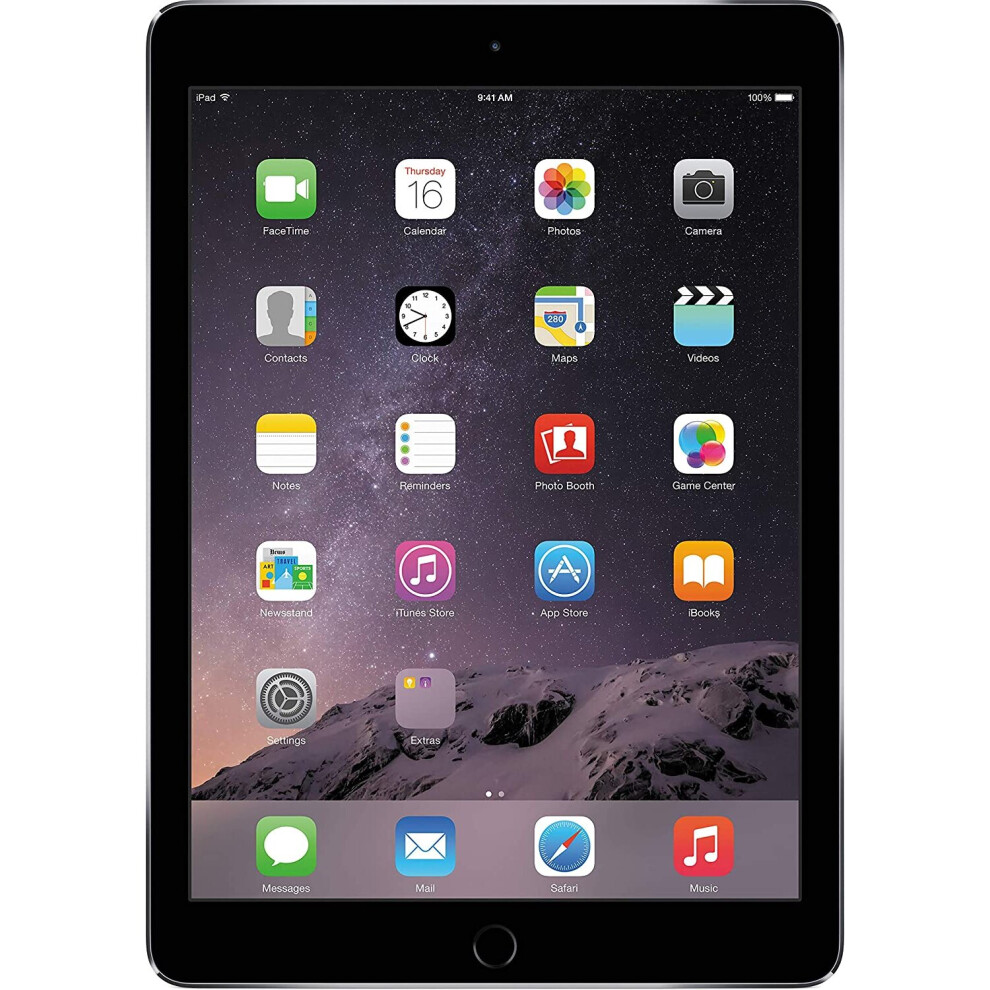 Apple Ipad Air 2 16Gb Wifi 2Gb Ios 10 9.7In Tablet - Space Gray