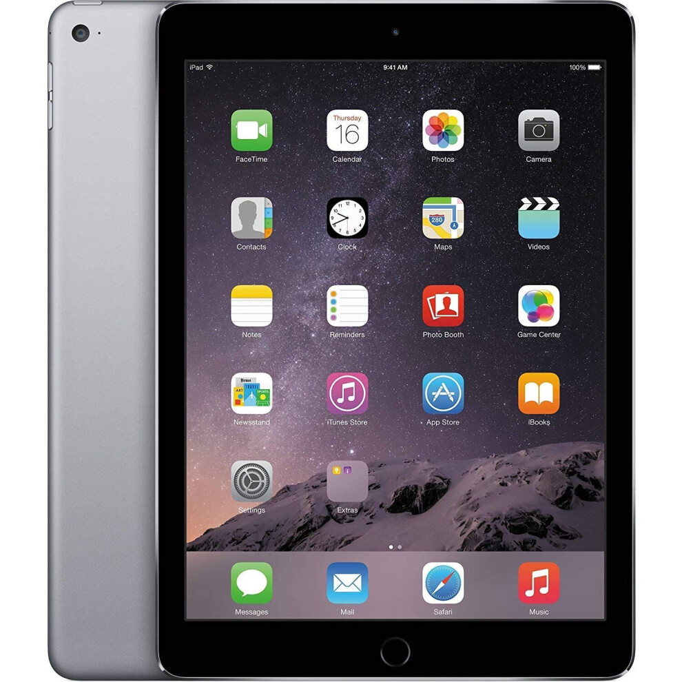 Apple MGL12LL/A iPad Air 2 Gray 9.7-Inch Retina Display, 16GB, Wi-Fi