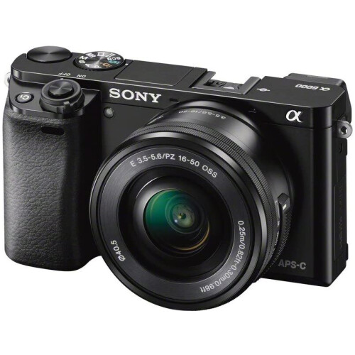 Sony Ανακαινισμένη ψηφιακή κάμερα χωρίς καθρέφτη Sony Alpha a6000 με φακό Power Zoom 16-50mm 1