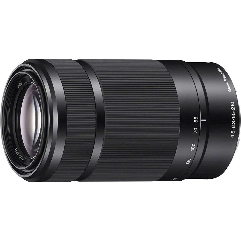 Sony E 55-210mm F4.5-6.3 Lens for Sony E-Mount Cameras (Black)