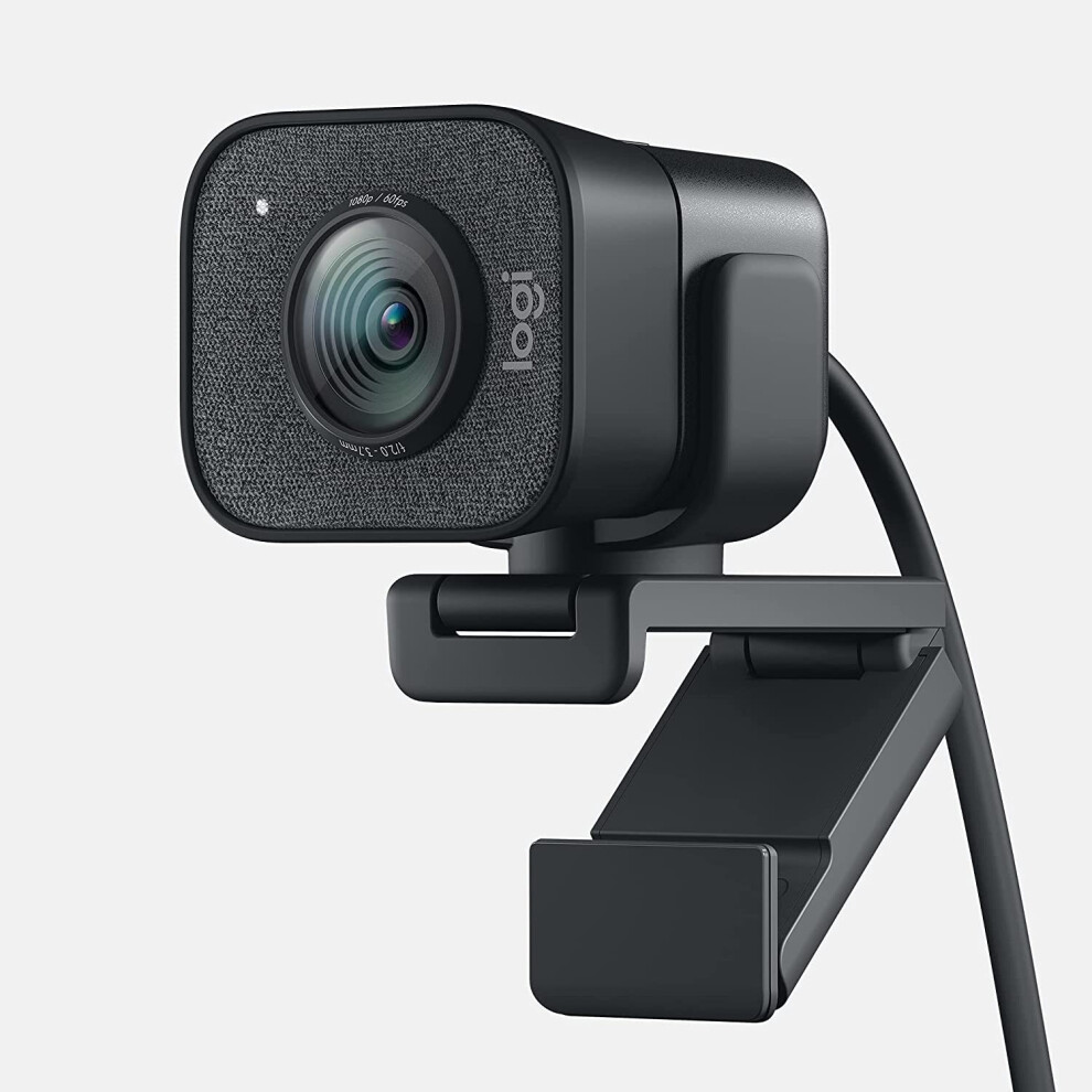 Logitech for Creators StreamCam Premium Webcam for Streaming and Content Creation, Full HD 1080p 60 fps, Premium Glass Lens, Smart Auto-Focus, for ..