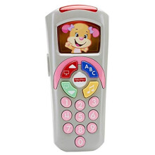 Fisher-Price Gioco Educativo Baby, Telecomando TV Finto con Musica e Luci per 6+ Mesi