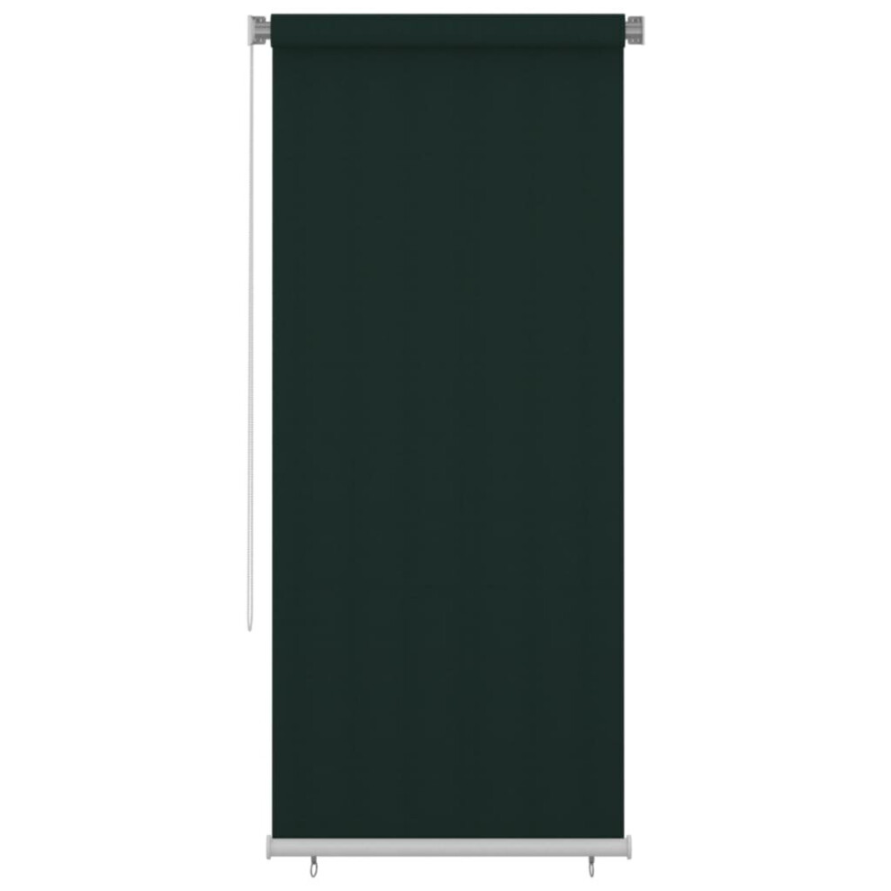 Vidaxl (Dark Green, 100 X 230 Cm) Outdoor Roller Blind Balcoy Door Window Shade Blind Treatment Hdpe