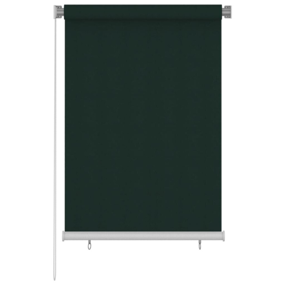 Vidaxl (Dark Green, 100 X 140 Cm) Outdoor Roller Blind Balcoy Door Window Shade Blind Treatment Hdpe