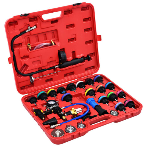 VidaXL vidaXL Cooling System & Radiator Cap Pressure Tester 28 Piece Temperature Kit