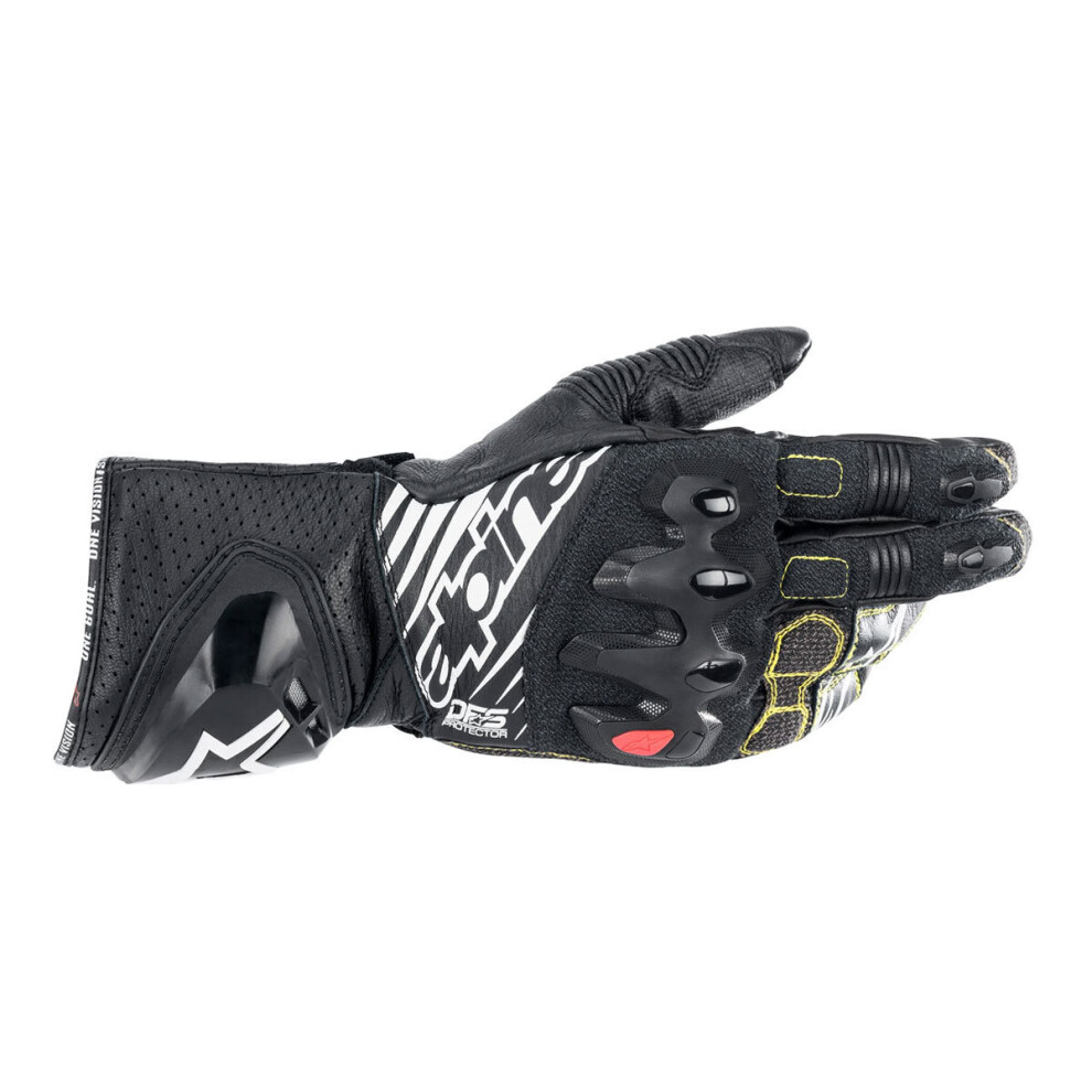 (M) Alpinestars GP Tech V2 Leather Gloves Black / White