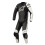 (58) Alpinestars GP Force Phantom One Piece Leather Suit Black / White / Metallic Grey 1