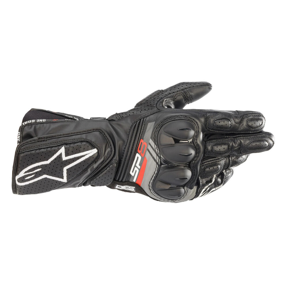 (Xl) Alpinestars Sp-8 V3 Leather Gloves Black 8059175366819