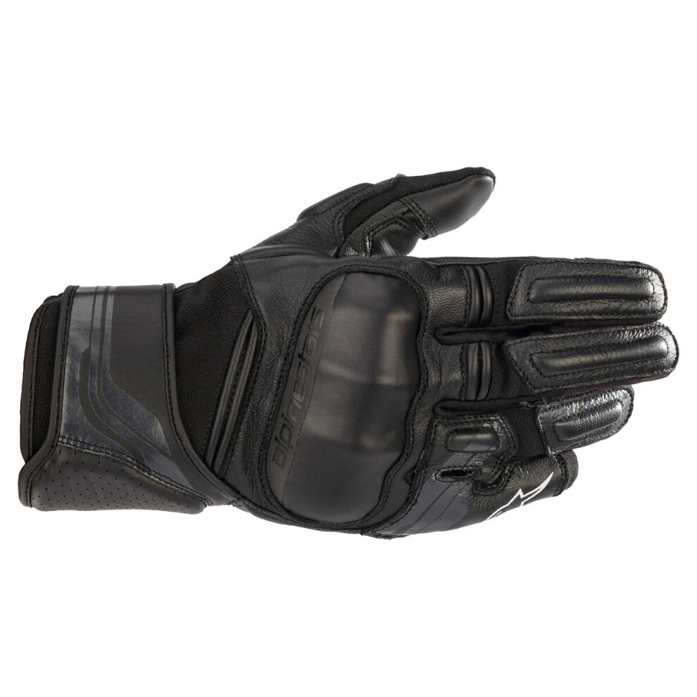 (Xl) Alpinestars Booster V2 Leather Gloves Black 8059175360114
