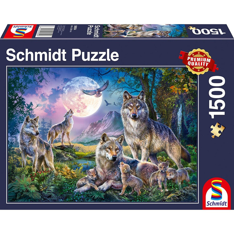 Photos - Jigsaw Puzzle / Mosaic Schmidt Wolf Pack Jigsaw Puzzle - 1500 Pieces 