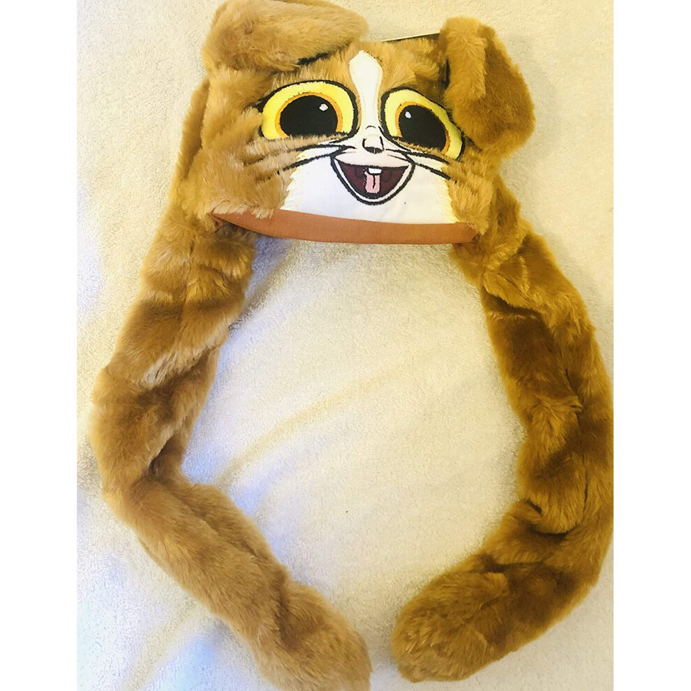Disney M Madagascar King Julien - Mort, Baby Mouse Lemur Soft Plush Ears/Hat Brown