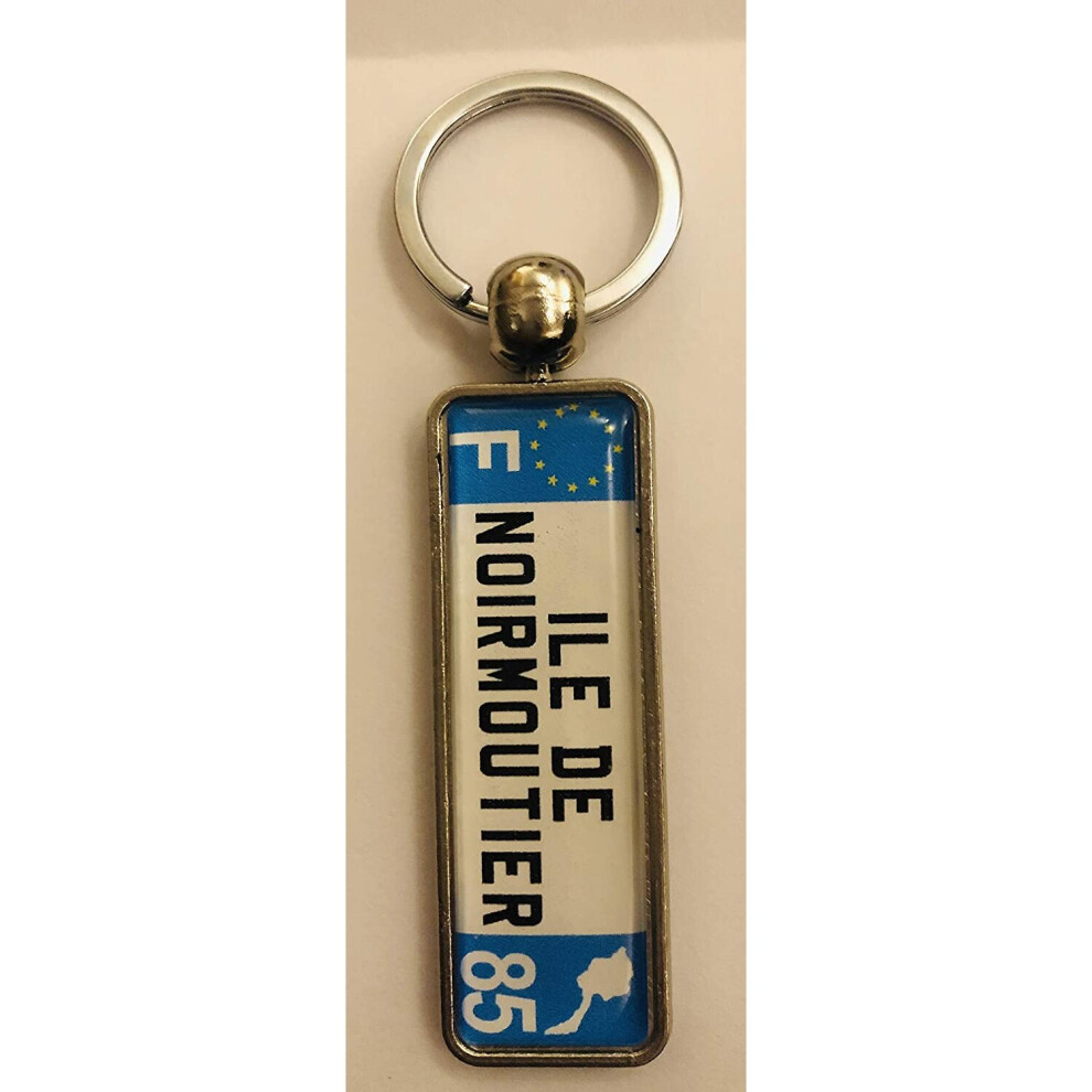 F île de Noirmoutier/island of Noirmoutier, French souvenir keychain