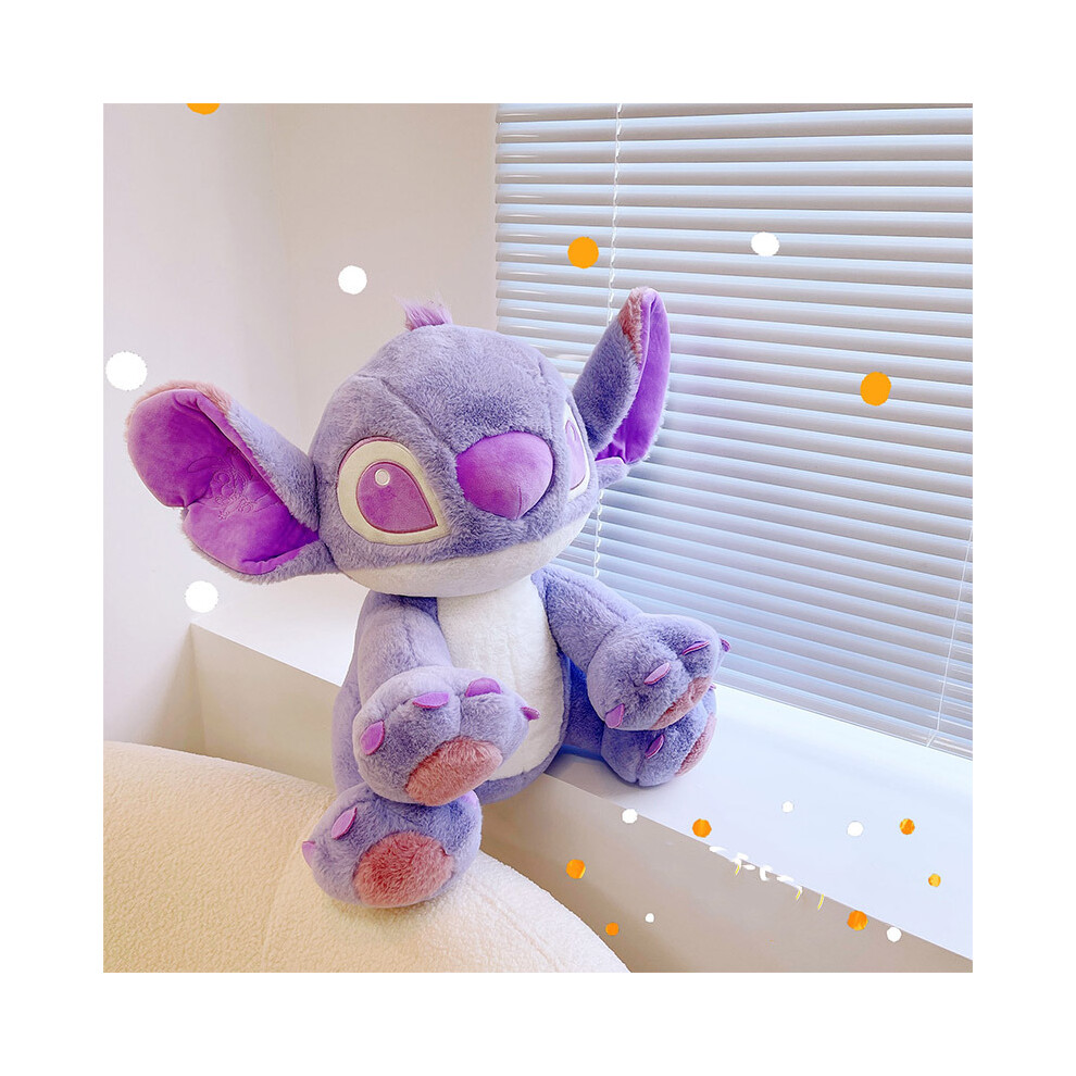 (45cm) Disney Lilo & Stitch Purple Plush Doll Toys Kawaii Soft Stuffed Toys