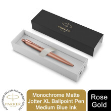 (Matte Rose Gold) Parker Jotter Blue Ink Ballpoint Pen with Gift Box