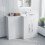 NES Home Aric RH 1100mm Vanity Basin & WC Unit White 1