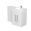 NES Home Aric RH 1100mm Vanity Basin & WC Unit White 6