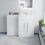 NES Home Aric RH 1100mm Vanity Basin & WC Unit White 4