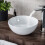 NES Home Etive 320mm Round Countertop Basin White 1