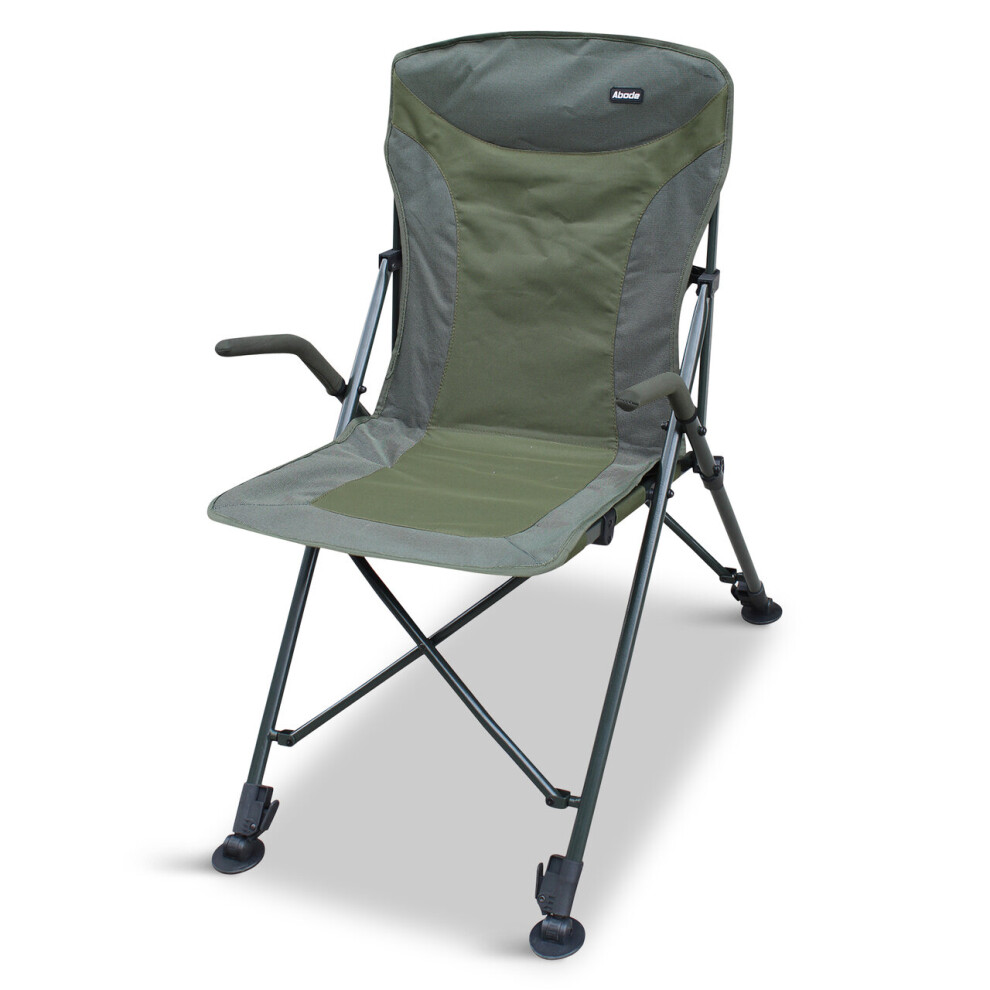 Abode Carp Fishing Camping Folding Festival Beach Guest Armchair Chair