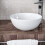 NES Home Etive 320mm Round Countertop Basin White 3