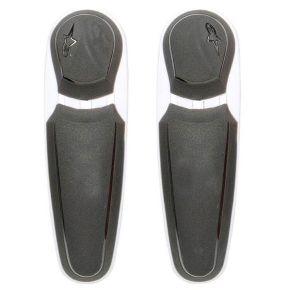 Alpinestars Toe Sliders White / For Smx Plus / Supertech R Boots Black 8051194802675