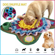 Pet Dog Snuffle Mat Sniffing Treat Foraging Puzzle Feeder Toys Nose Training Pad