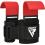 (Red) RDX Weight Lifting Hooks Straps Pair Training Wrap 7