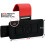 (Red) RDX Weight Lifting Hooks Straps Pair Training Wrap 5