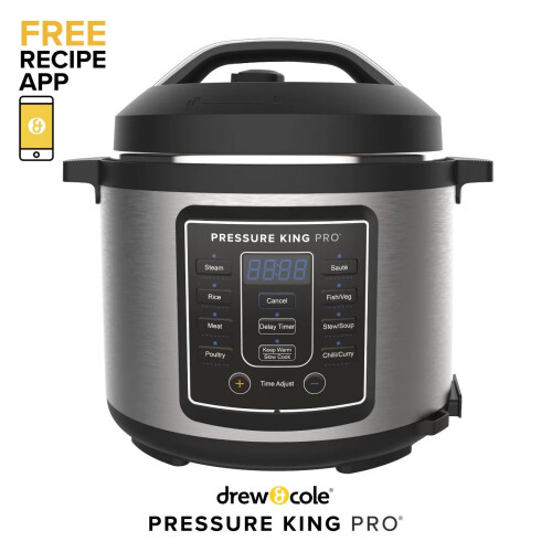 Pressure King Pro (4.8L) 14 n 1 Digital Pressure Cooker by Drew&Cole