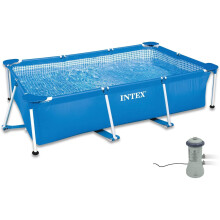 Intex Swimming Pool Large WITH FILTER PUMP - Rectangular Frame 300 x 200 x 75cm