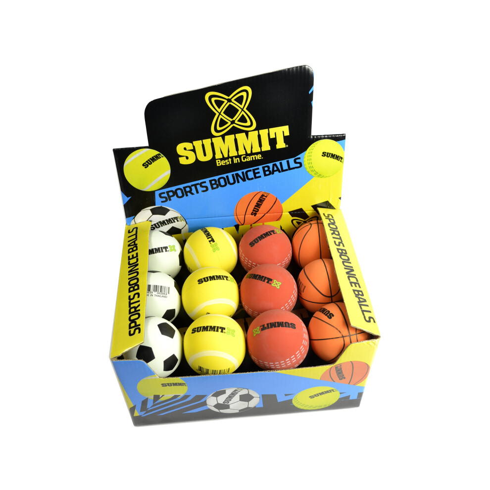 Summit Sports Bouncy Balls 24 Ball Merchandiser Pack