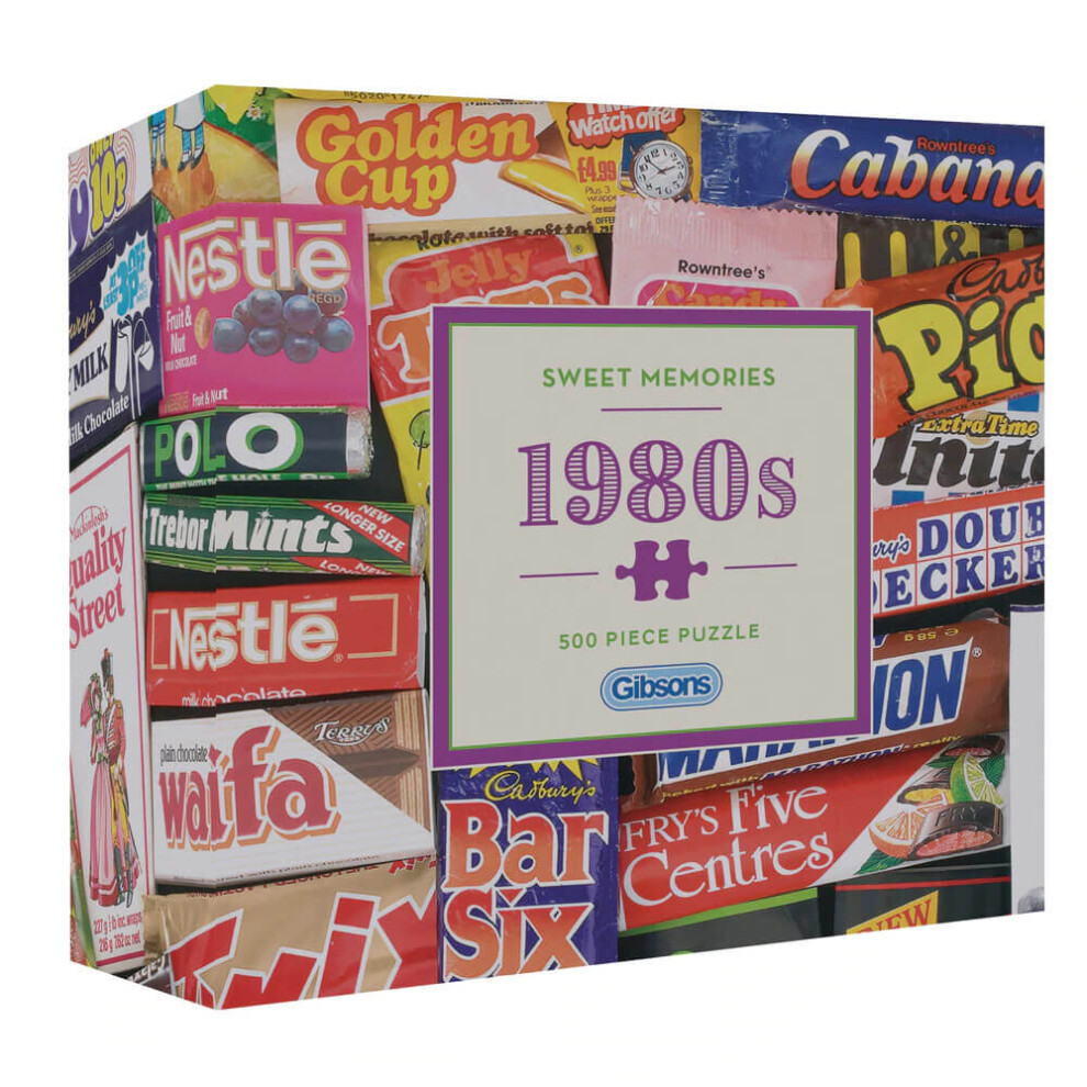 Gibsons Games 1980S Sweet Memories By The Robert Opie 500 Piece Jigsaw