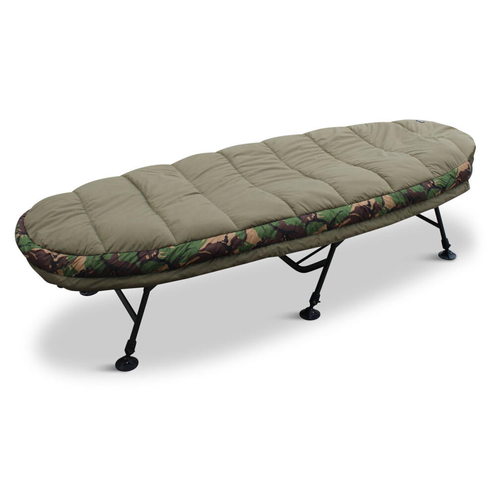 Abode Carp Fishing Camping Oval Flat Bed 5 Season Bedchair Sleep System on  OnBuy