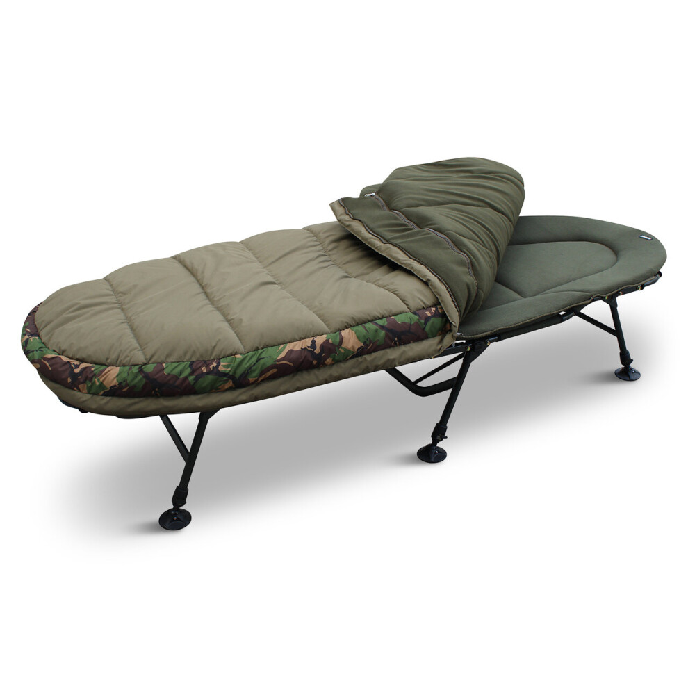 Abode Carp Fishing Camping Oval Flat Bed 5 Season Bedchair Sleep System on  OnBuy