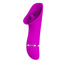 (Purple) Clit Licking Tongue Sucking Vibrator G-Spot Oral Massager Sex Toys For Women